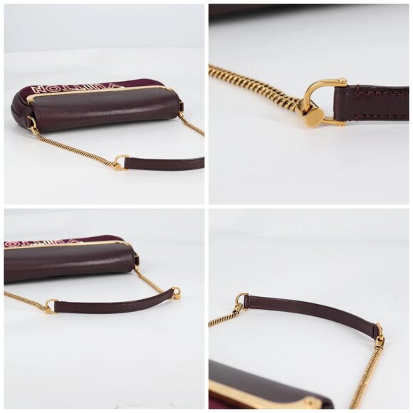 LOUIS VUITTON 2011S/S Avant Garde Pochette Bag Leather M97092 LV Auth BA5478V - Picture 16 of 16